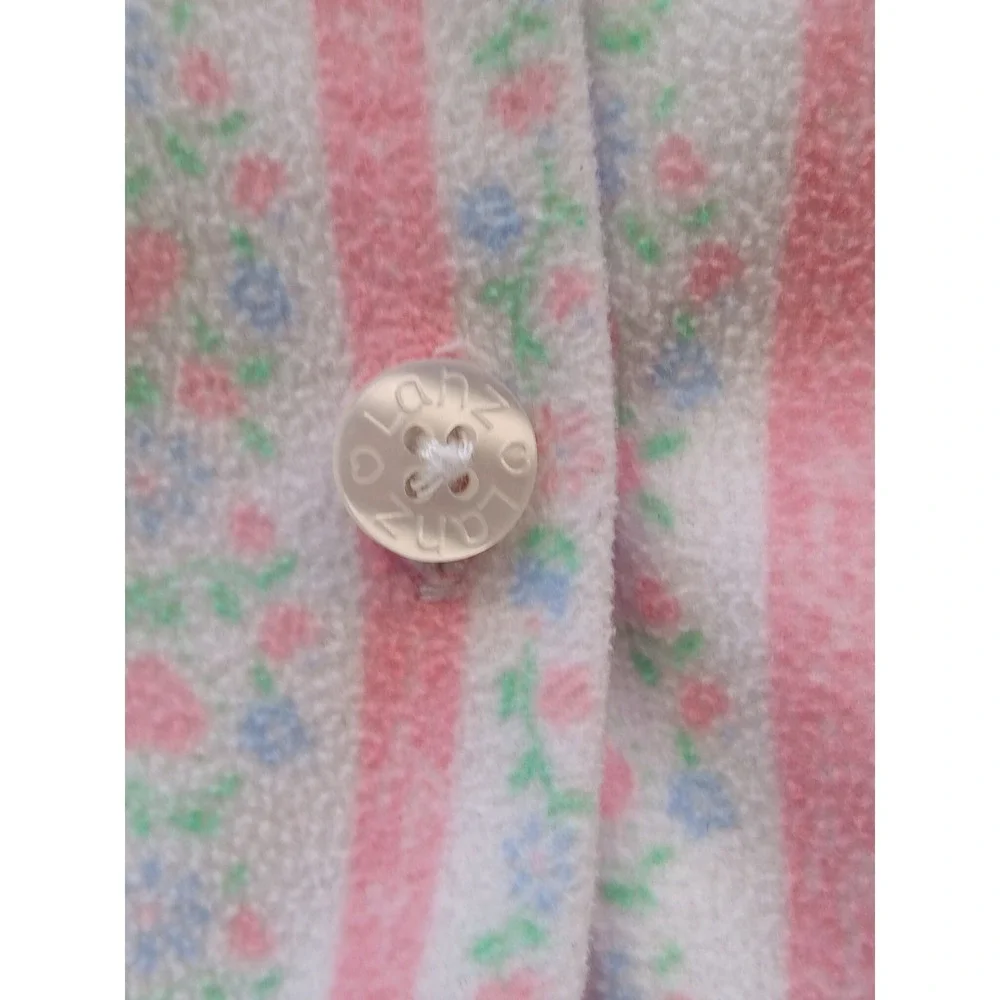 VTG Lanz of Salzburg Nightgown Girl's Medium (7/8)Pink Blue Tyrolean Hearts